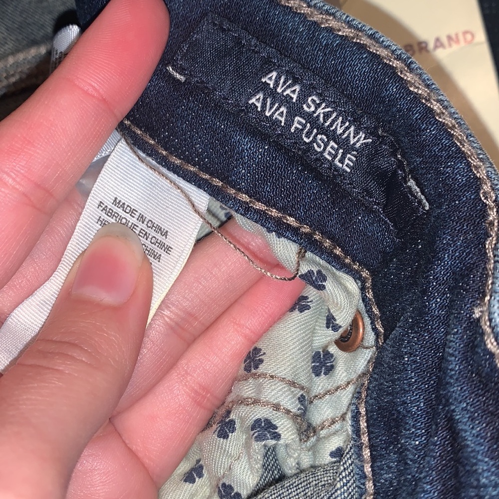Lucky Brand | Ava Skinny Low Rise Blue Jeans Size 26 - Picture 6 of 9